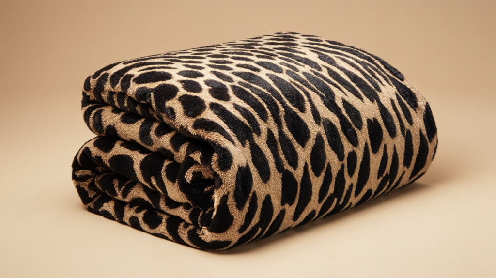 Solaron 220 x 240 Cms Mink Black Blanket