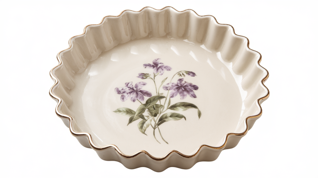 Spode Stafford Flowers Quiche Baking Dish Round